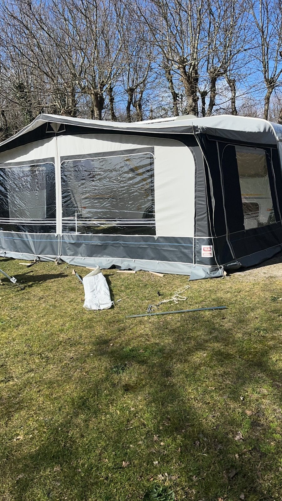 Knaus caravan 500 TF Cheers  met voortent, Caravans en Kamperen, Rondzit, Frans bed, 7 tot 8 meter, Particulier