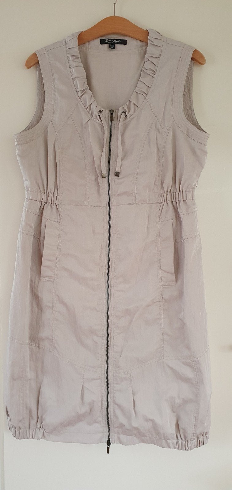 Brandtex mouwloze jurk/tuniek/bodywarmer maat 46, Kleding | Dames, Beige, Maat 46/48 (XL) of groter, Ophalen of Verzenden, Zo goed als nieuw