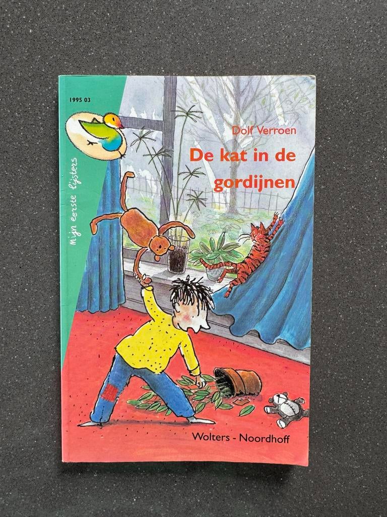 De kat in de gordijnen - Dolf Verroen, Ophalen of Verzenden, Gelezen, Fictie algemeen