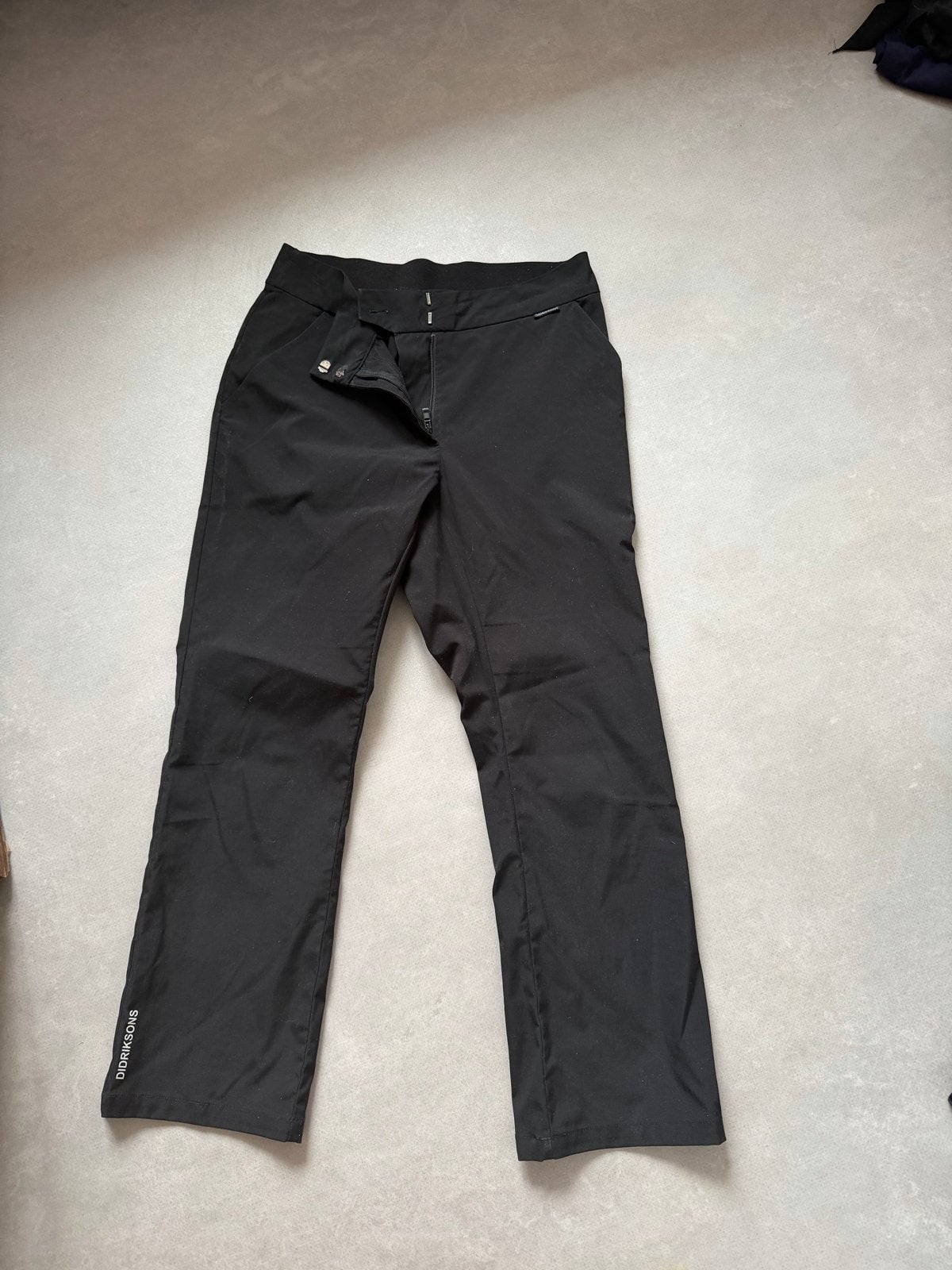 Didriksons outdoorbroek, maat 36 (S), Zwart, Ophalen of Verzenden, Zo goed als nieuw, Maat 36 (S)