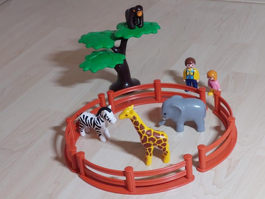 Playmobil 123, Kleine dierentuin 6742, Ophalen of Verzenden, Gebruikt, Complete set