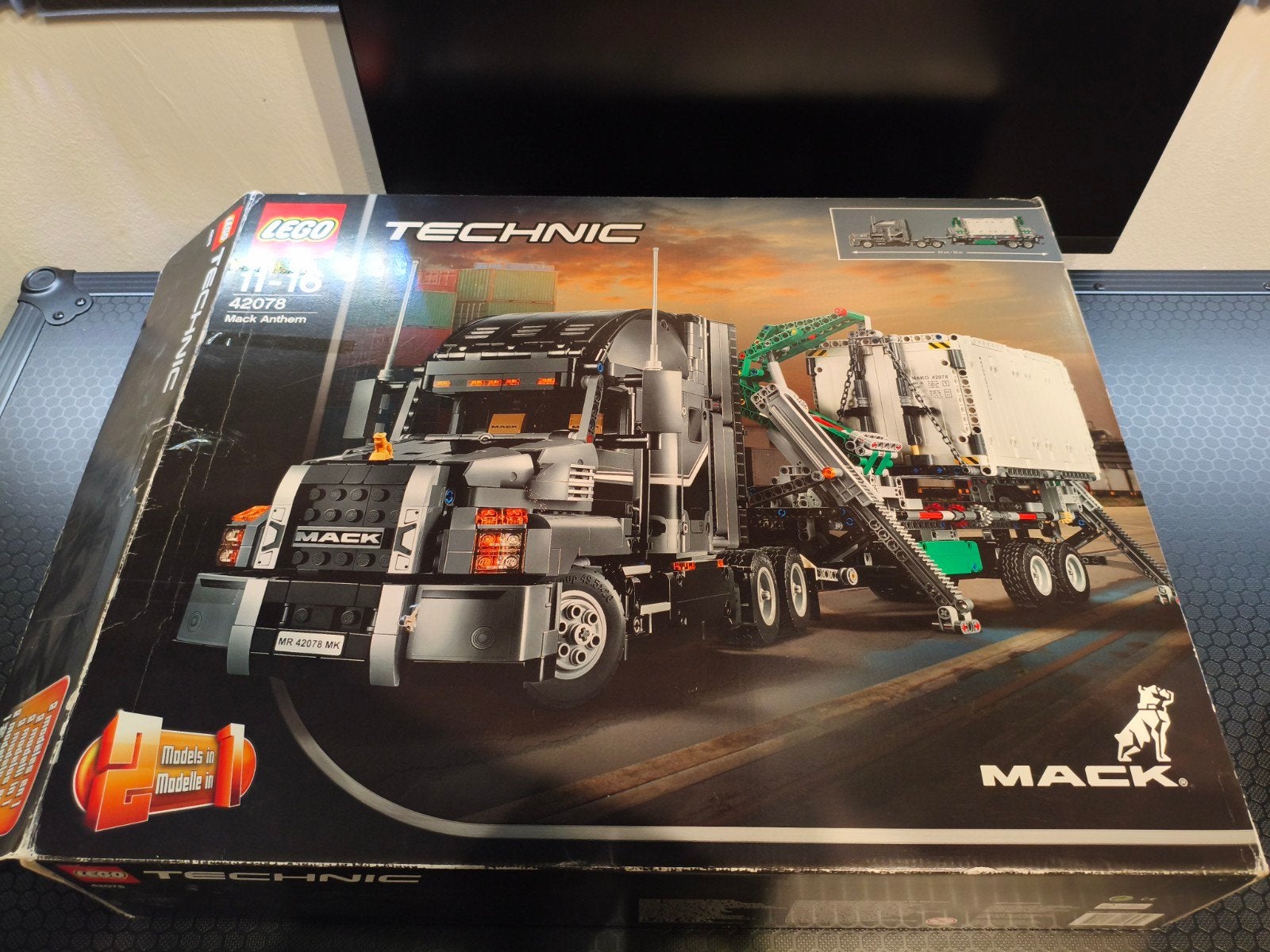 Te koop Lego technic 42078 Mack Anthem, Compleet, Lego, Ophalen of Verzenden, Zo goed als nieuw