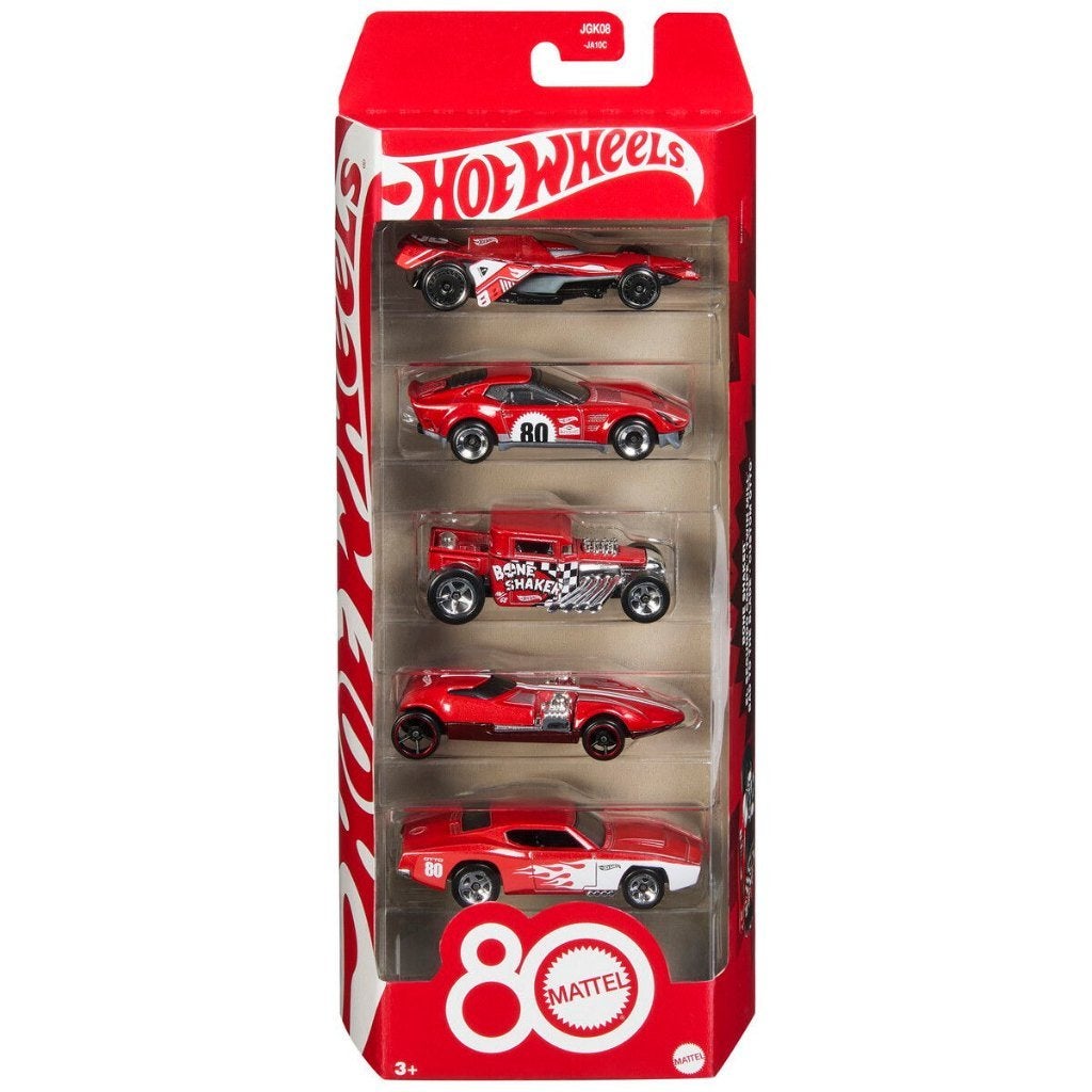 Hotwheels: 5-Pack: 80th, ., Nieuw, Ophalen of Verzenden, .