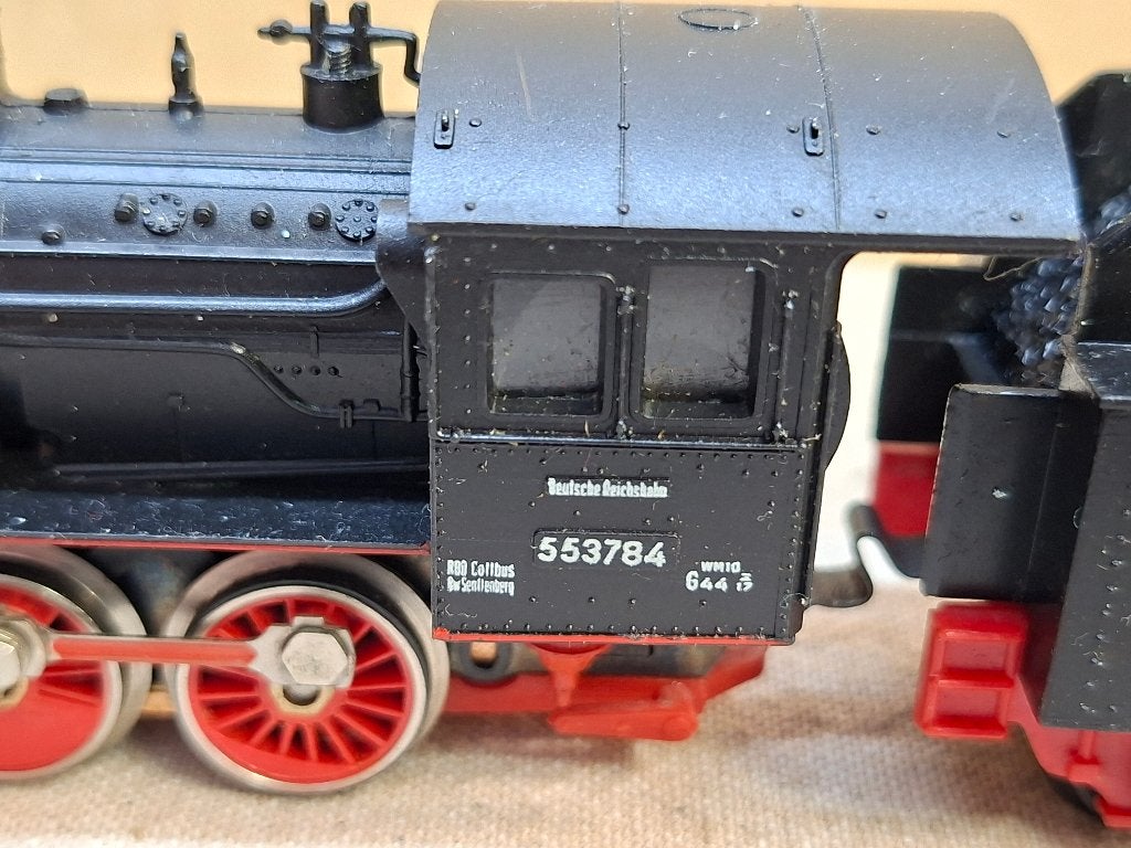 PIKO  STOONTREIN MET KOLEN WAGONS EN RAILS EN WISSELS, Gelijkstroom, Gebruikt, Treinset, Piko