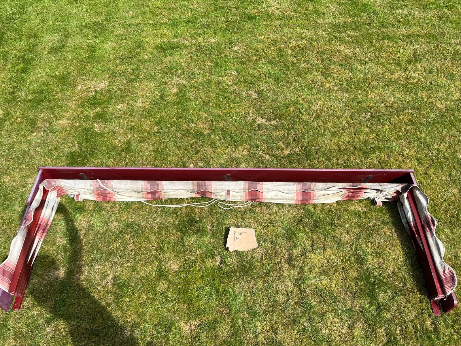 4 gebruikte markiezen, diverse afmetingen, Ophalen, Gebruikt, Markies, 250 cm tot 450 cm