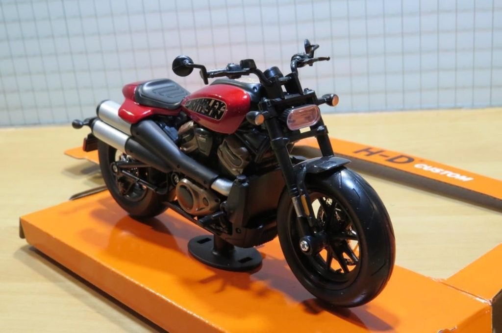 Harley Davidson Sportster S 1:12 32346, MayCheong, Nieuw, Ophalen of Verzenden, 1:9 t/m 1:12