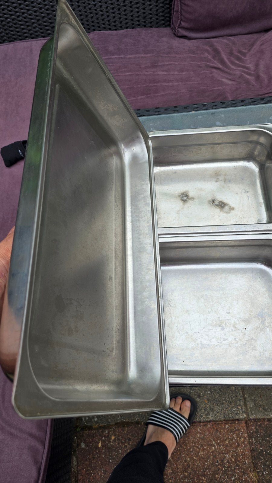 RVS Gastronorm Bakken en Deksel - Horeca Keukenapparatuur, Ophalen of Verzenden, Gebruikt