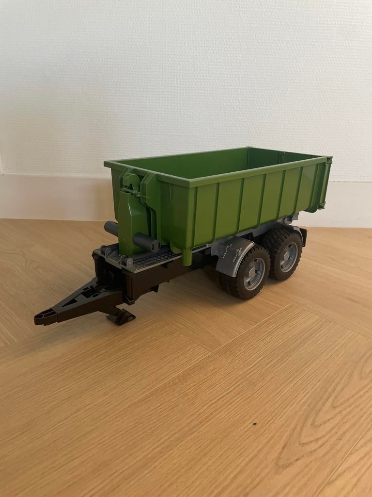 Bruder 02035 haakarm Roll-off container aanhanger, Ophalen, Zo goed als nieuw