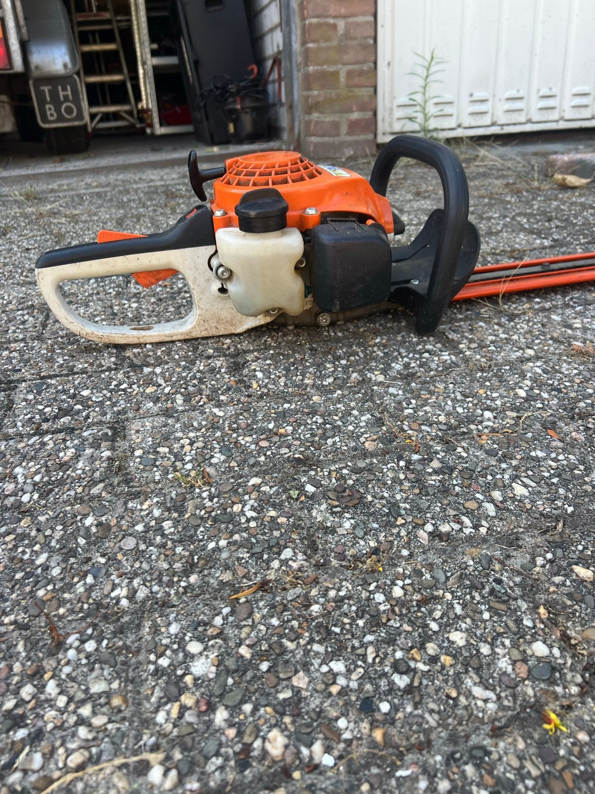 Stihl Heggenschaar hs45, Ophalen of Verzenden, Gebruikt, Benzine