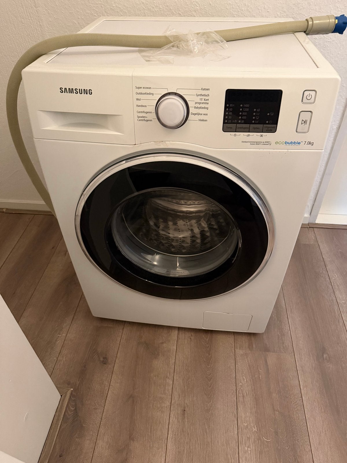 Samsung Wasmachine 7kg EcoBubble - Werkt perfect!, 6 tot 8 kg, Ophalen, Gebruikt