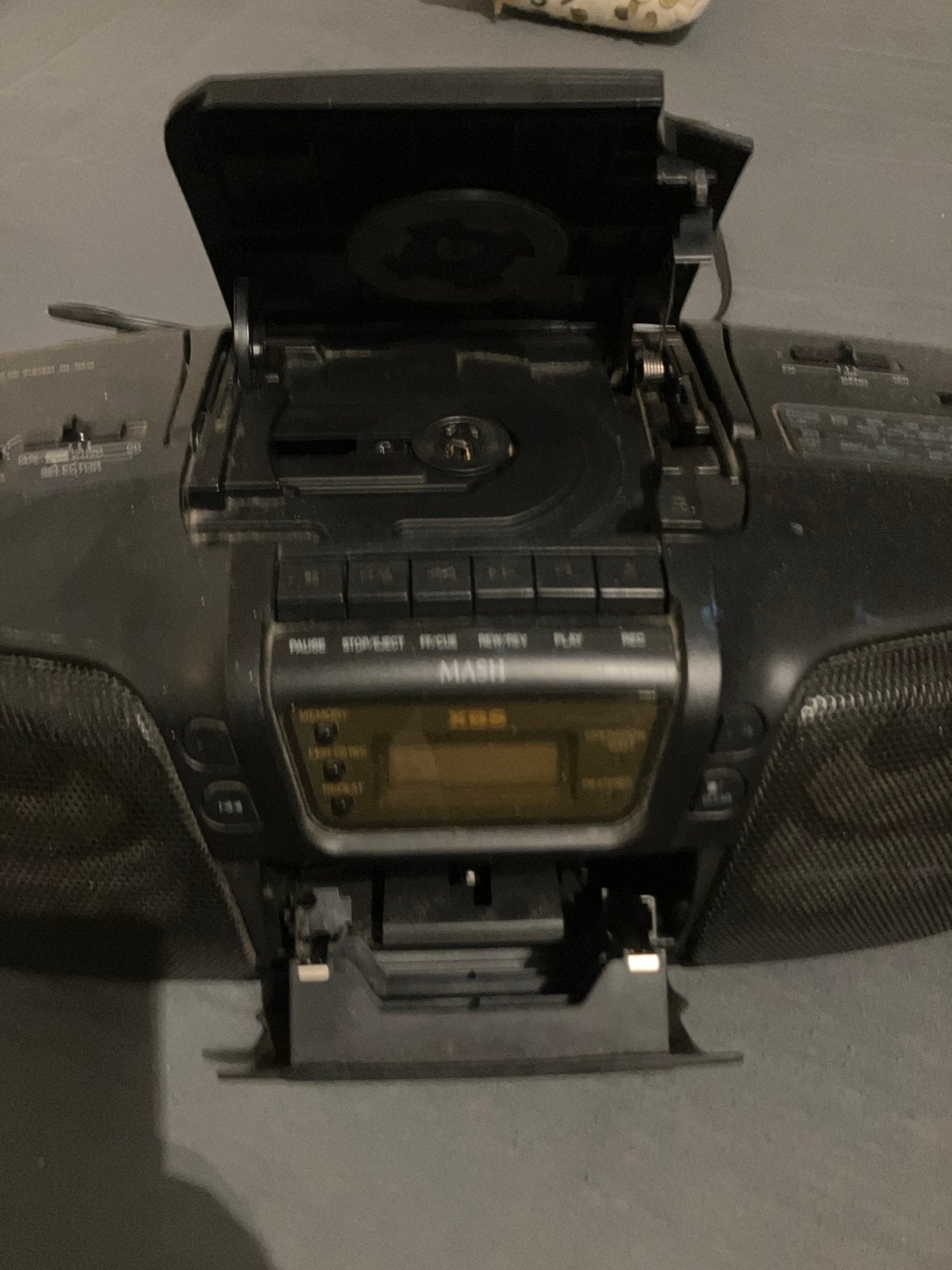 Panasonic Boombox met CD-speler, Cassettedeck en Radio, Overige merken, Gebruikt, Cassettedeck, Draagbaar