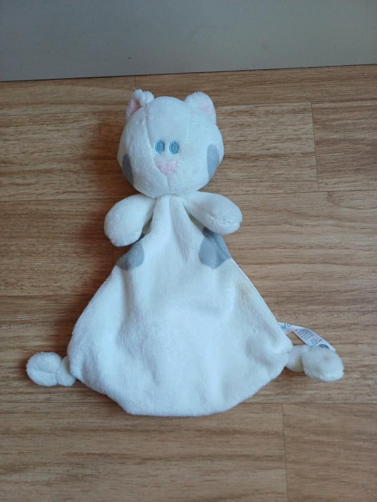 Woezel en pip buurpoes knuffeldoekje doekje poes wit, Ophalen of Verzenden, Zo goed als nieuw