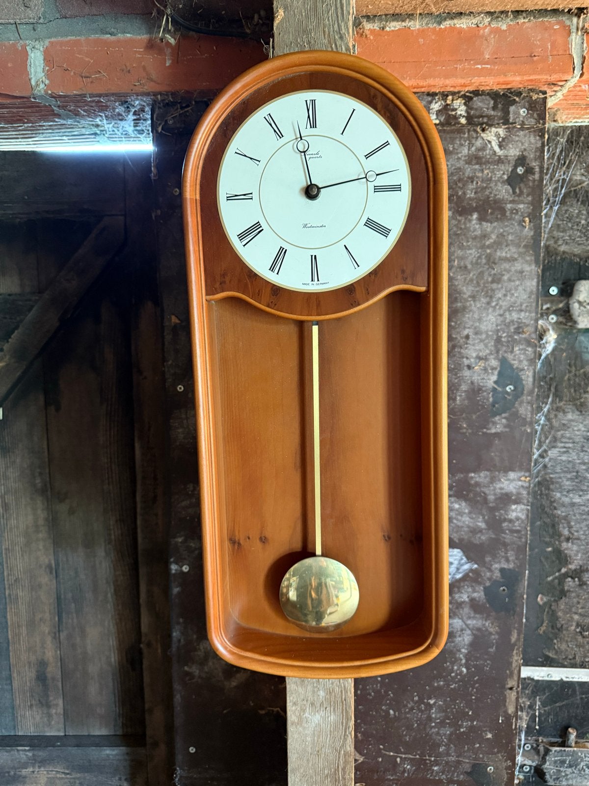 Kiensle Westminster wandklok - Made in Germany, Antiek en Kunst, Ophalen