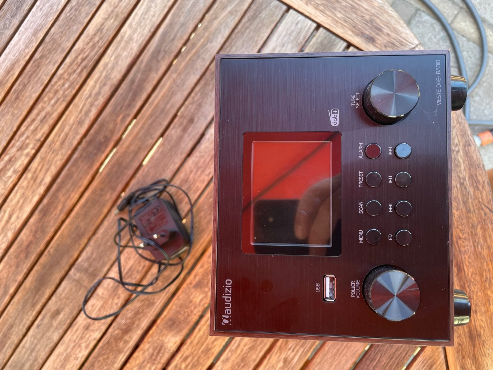 Audizio Vieste DAB+ Radio met Bluetooth en USB, Audio, Tv en Foto, Radio's, Ophalen, Zo goed als nieuw, Radio