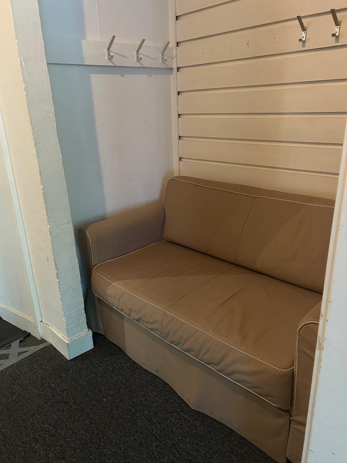 Compacte tweepersoonsbank - Ideaal voor kleine ruimtes, Ophalen, Gebruikt, 150 tot 200 cm, Tweepersoons