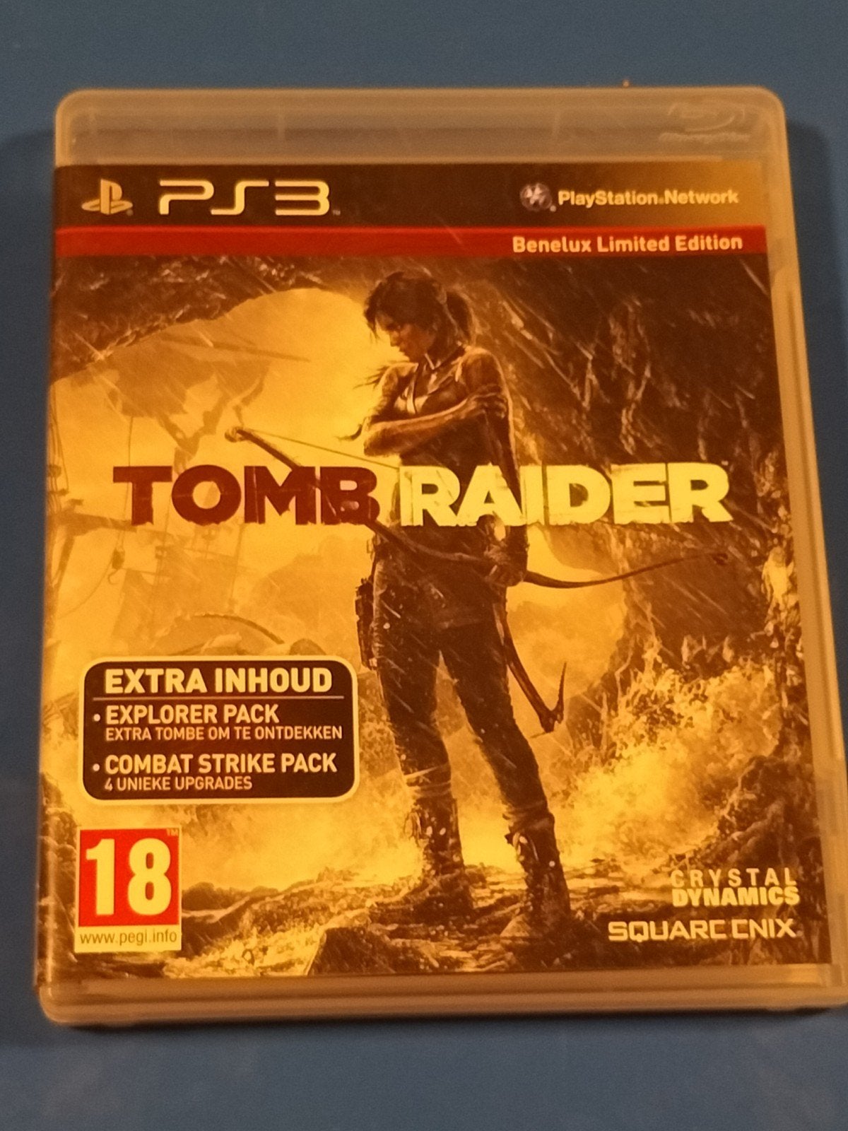 Tomb Raider Benelux Limited Edition PS3, Avontuur en Actie, Vanaf 18 jaar, 1 speler, Ophalen of Verzenden