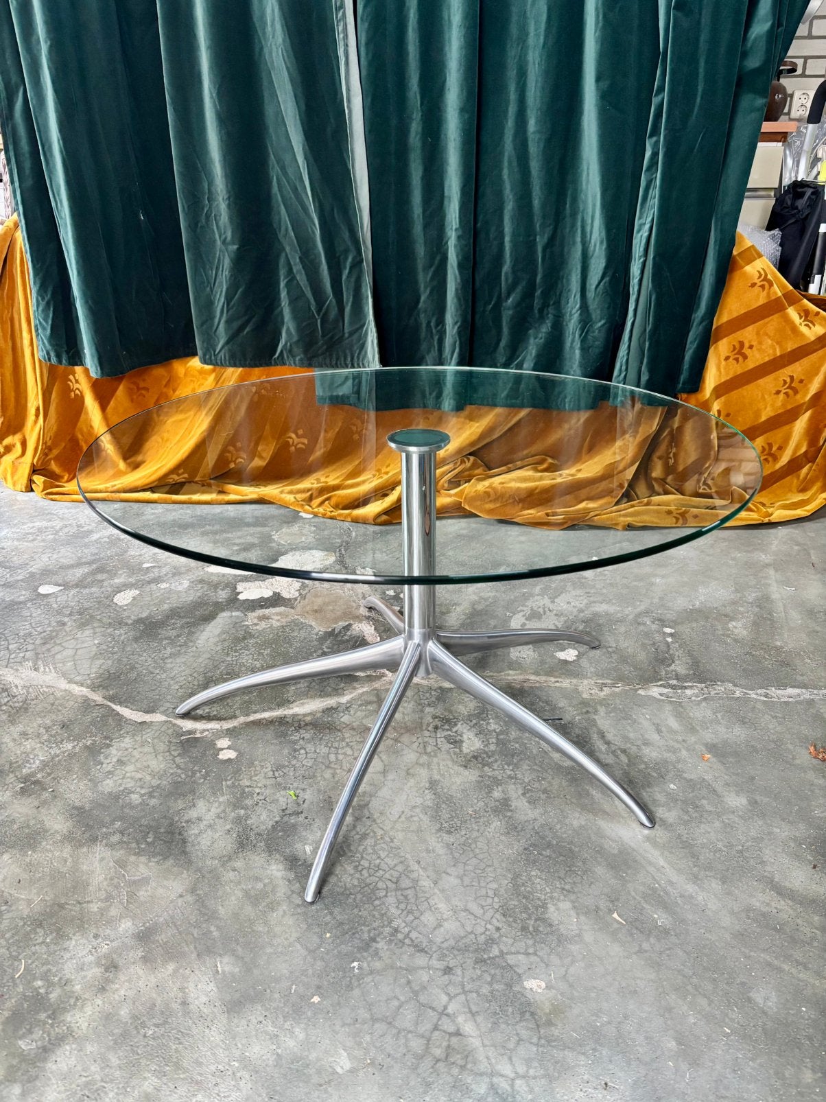 Stressless Urban Star glazen salontafel, Ophalen, Zo goed als nieuw