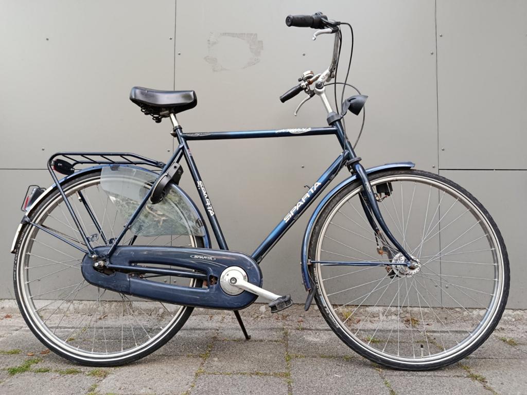 Herenfiets Sparta met 4 versnellingen, AXA slot, verlichting, Fietsen en Brommers, Ophalen, Zo goed als nieuw, Sparta, Versnellingen