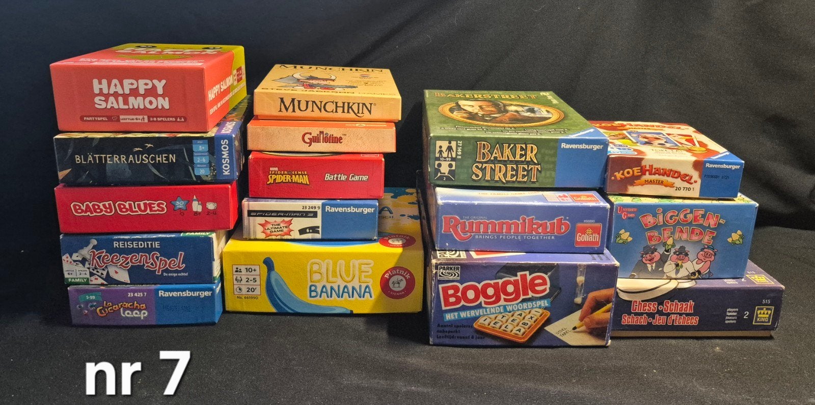 16 stuks bordspellen kaartspellen ---> check de lijst nr 7, Ophalen of Verzenden, Zo goed als nieuw