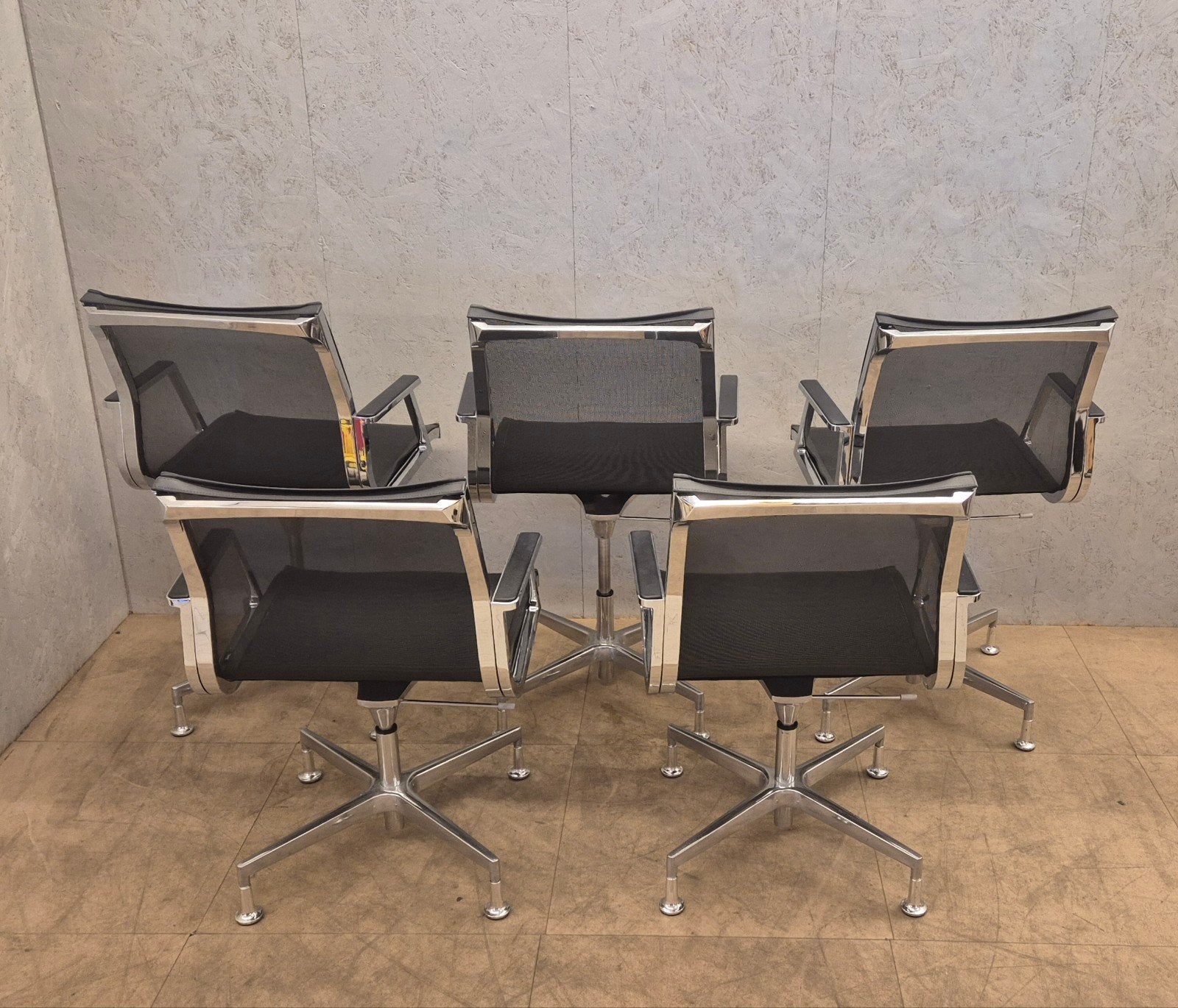 Luxy Nulite design bureaustoel aluminium, Ophalen, Zwart, Luxy, Zo goed als nieuw