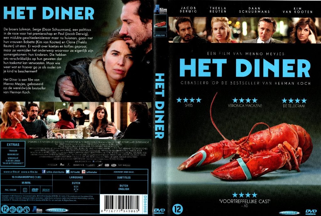 Het Diner, Vanaf 12 jaar, Ophalen of Verzenden, Zo goed als nieuw, Overige genres