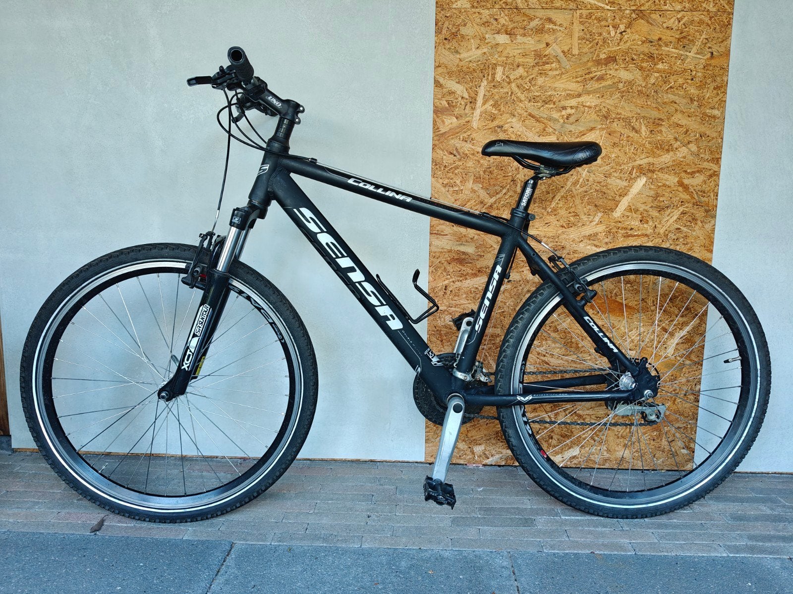 Sensa Collina Mountainbike 18 inch - Zwart, Fietsen en Brommers, Fietsen | Mountainbikes en ATB, Gebruikt, 45 tot 49 cm, Schijfrem