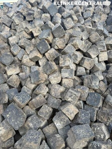 1.500m2 grijs antrac. 15x15x14cm nat.steen kl. basaltlava, Bij dit gebruikte product niet meer te achterhalen., Gebruikt, Verzenden