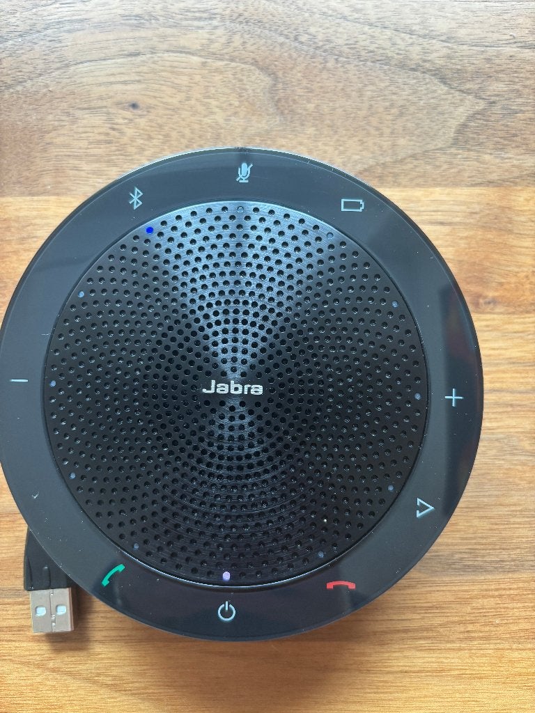 Als nieuw Jabra Speak 510 Speakerphone UC USB/BT + reisetui, Computers en Software, Pc speakers, Ophalen of Verzenden, Zo goed als nieuw