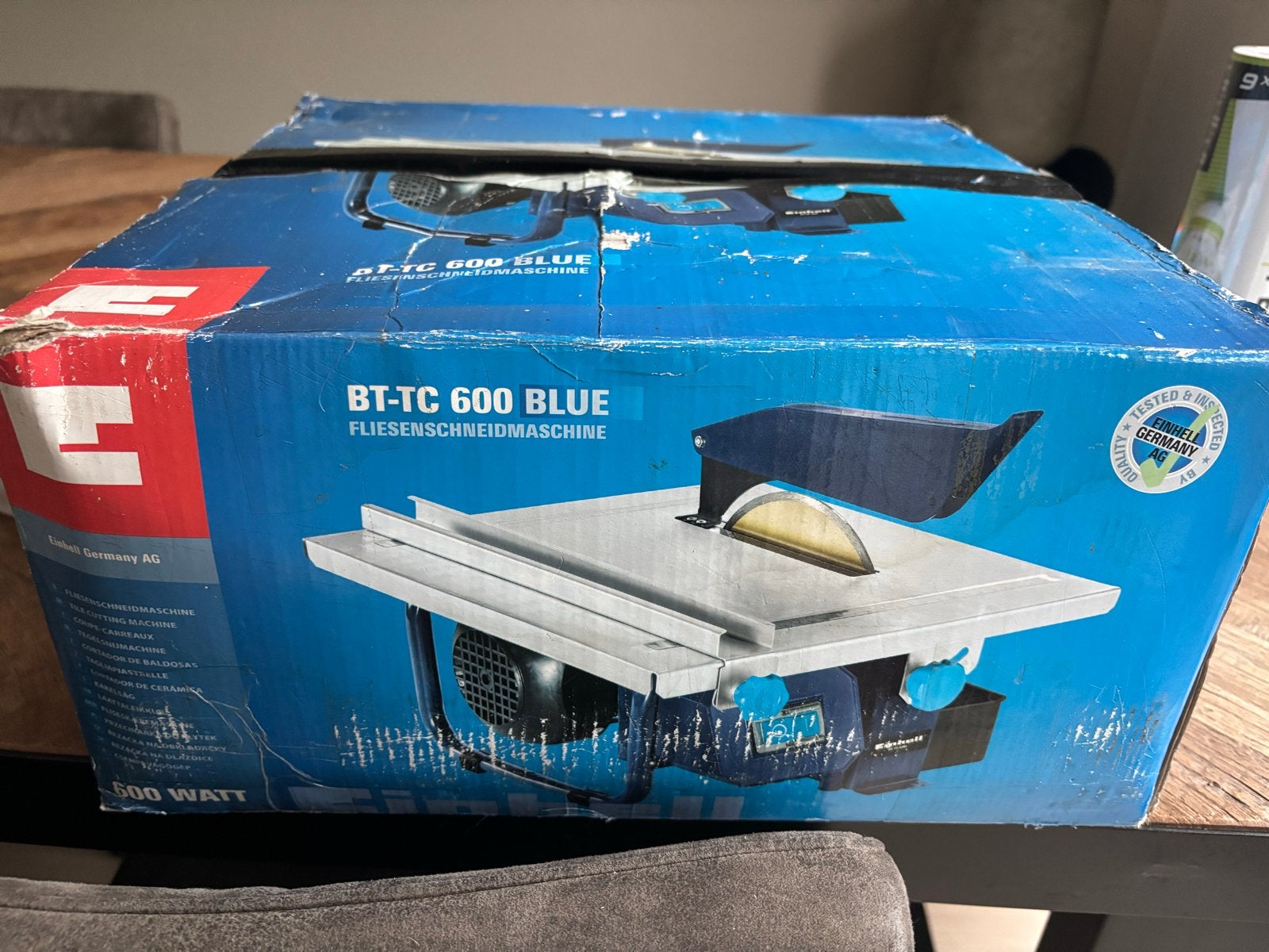 Einhell BT-TC 600 Blue Tegelsnijmachine, Ophalen, Nieuw, 600 tot 1200 watt, Overige typen