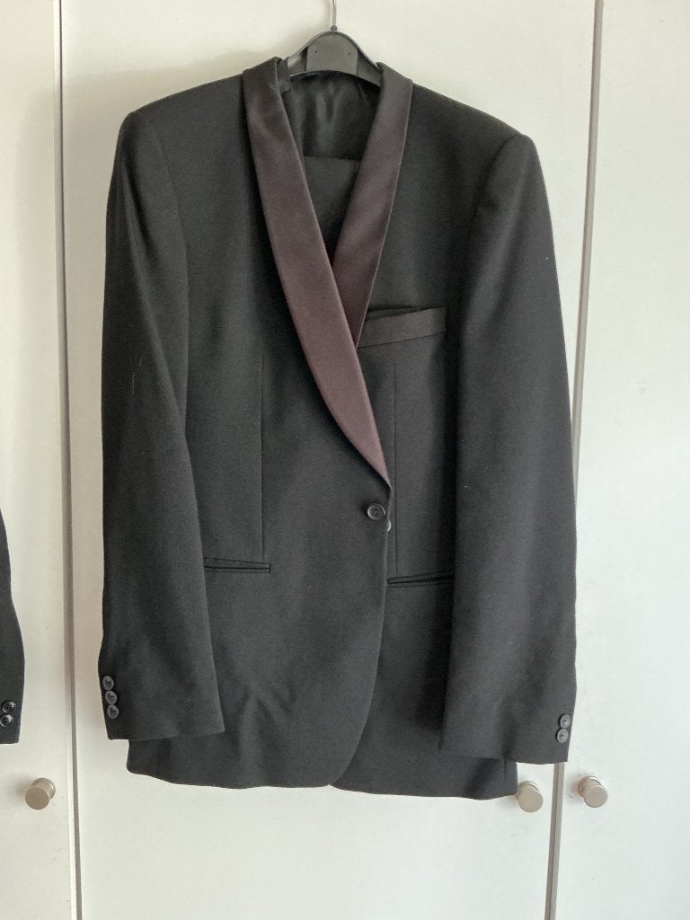 Smoking driedelig,  maat 50, Kleding | Heren, Ophalen of Verzenden, Zo goed als nieuw, Maat 48/50 (M), Zwart