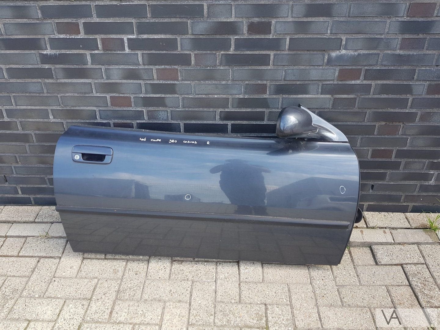 Peugeot 406 coupe 1997-2004 portier deur rechts Gris Cosmos, Auto-onderdelen, Carrosserie en Plaatwerk, Gebruikt, -, Deur, -