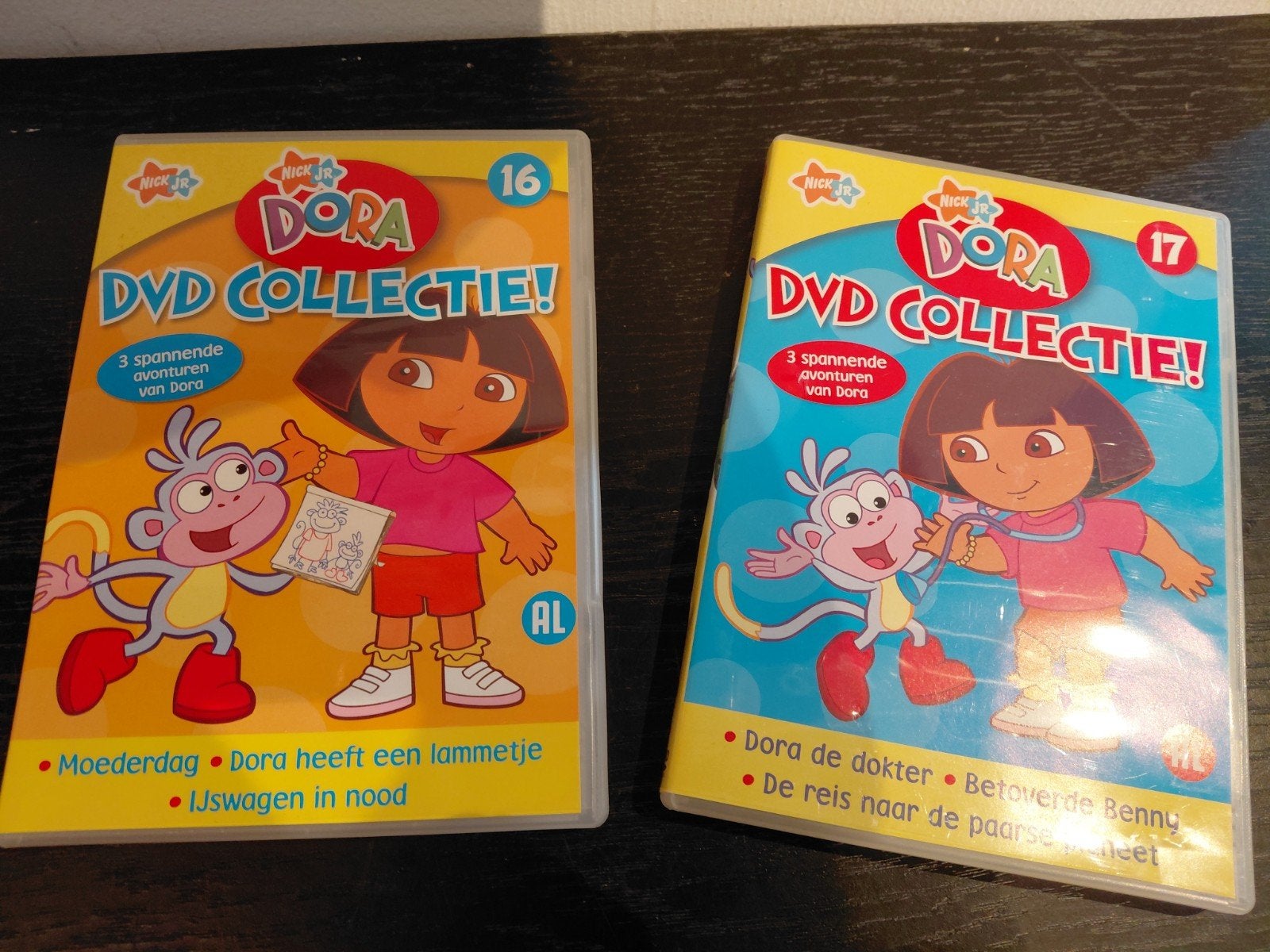 Dvd dora nr 16&17, Alle leeftijden, Ophalen of Verzenden, Zo goed als nieuw
