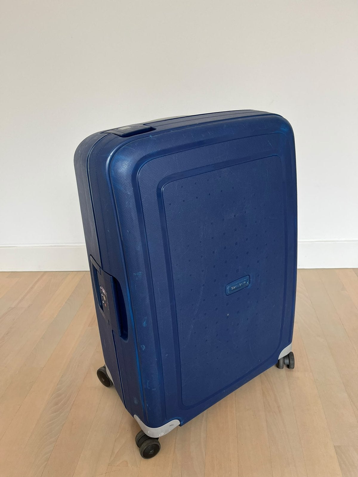 Samsonite S’Cure Spinner 69 – 79L – Midnight Blue, Sieraden, Tassen en Uiterlijk, Koffers, Ophalen, Hard kunststof, 45 tot 55 cm