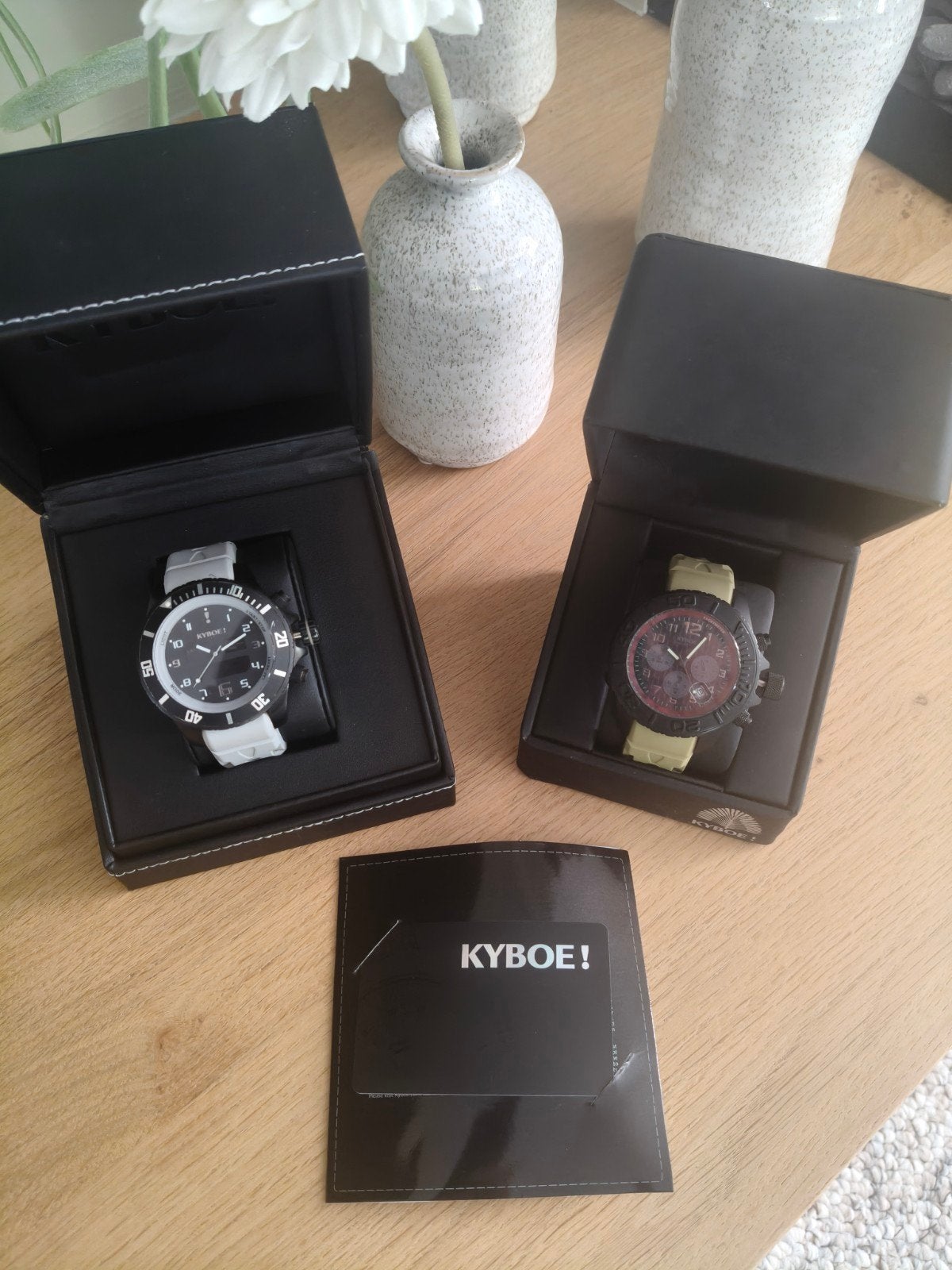 Kyboe horloges - grijs en zwart model, Overige merken, Kunststof, Gebruikt, Polshorloge