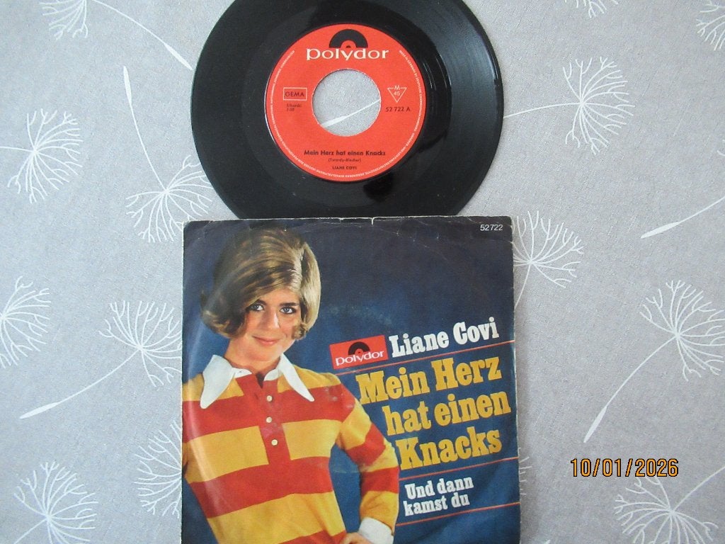 Liane Covi         Mein Herz hat einen Knacks, Gebruikt, Originele persing, 7 inch, Ophalen of Verzenden