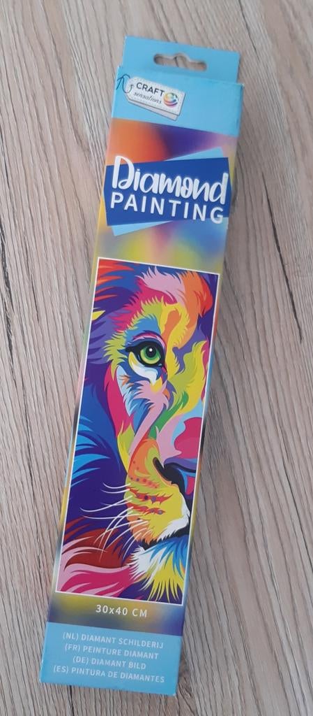 Craft sensations Diamond Painting Leeuw 30x40 cm - Nieuw, Ophalen of Verzenden, Nieuw