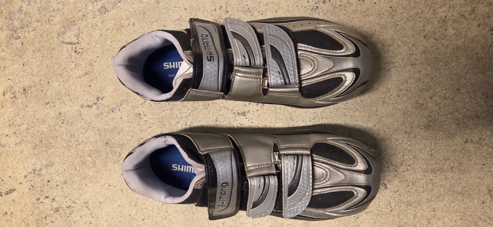 Shimano wielrenschoenen klittenband mt. 45 (vallen kleiner), Ophalen of Verzenden, Gebruikt