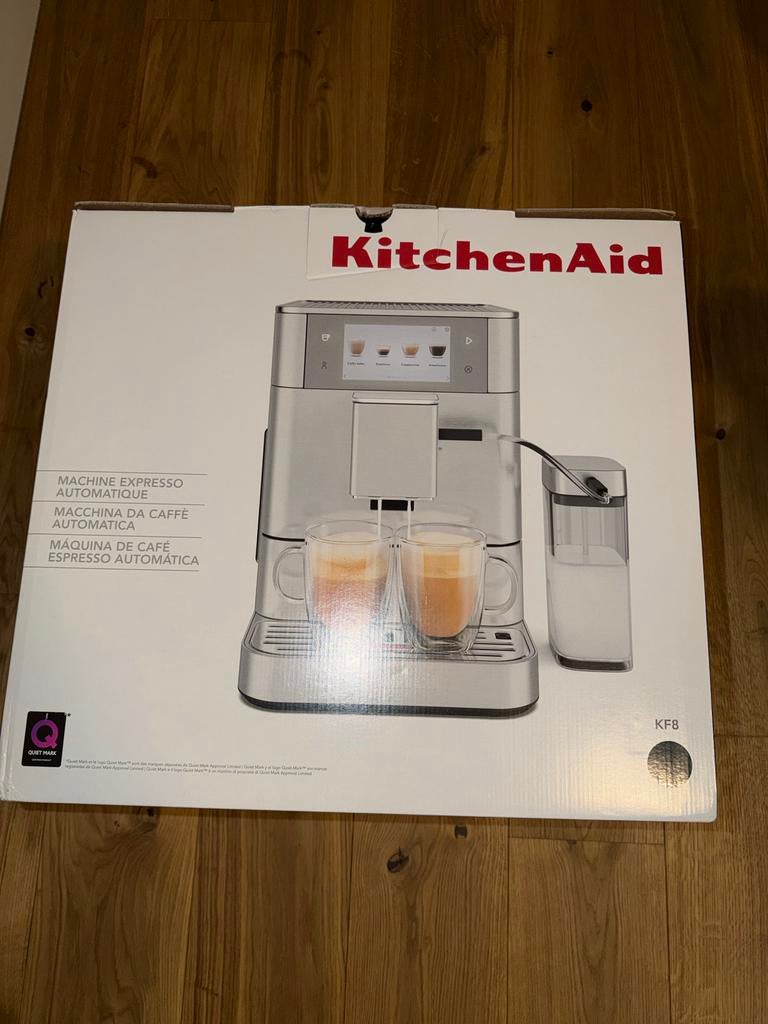 KitchenAid Volautomatische Espressomachine KF8 - Juniper, Afneembaar waterreservoir, Espresso apparaat, Nieuw, 2 tot 4 kopjes