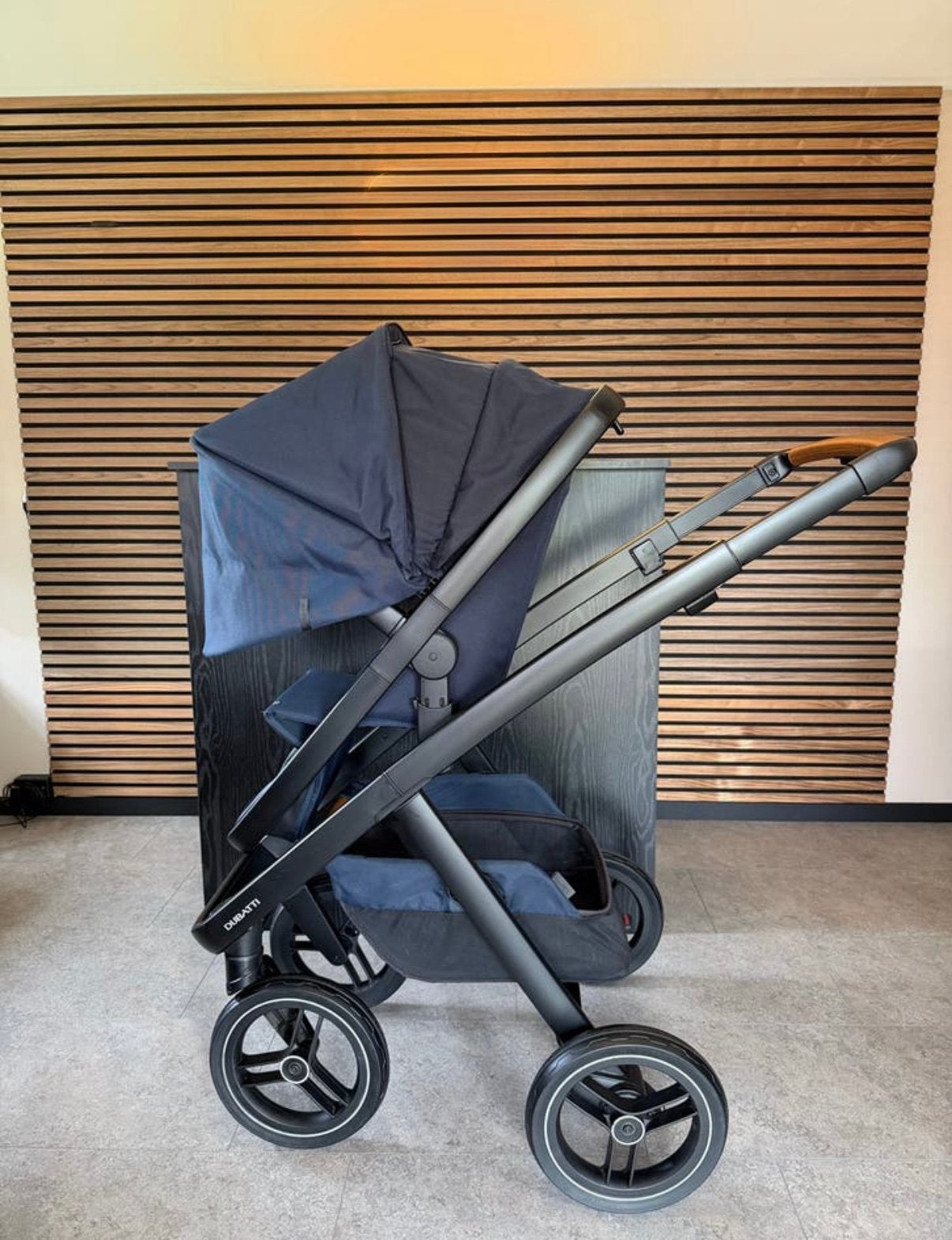 DUBATTI TWO BUGGY • NAVY BLUE • NIEUWSTAAT! ✨, Ophalen of Verzenden, Zo goed als nieuw, Overige merken, Regenhoes