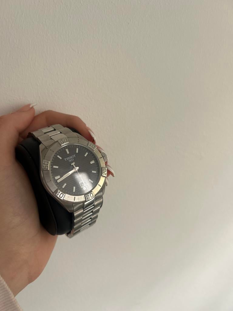 Tissot PR100 Herenhorloge - Zo goed als nieuw, Ophalen of Verzenden, Staal, Polshorloge, Overige merken
