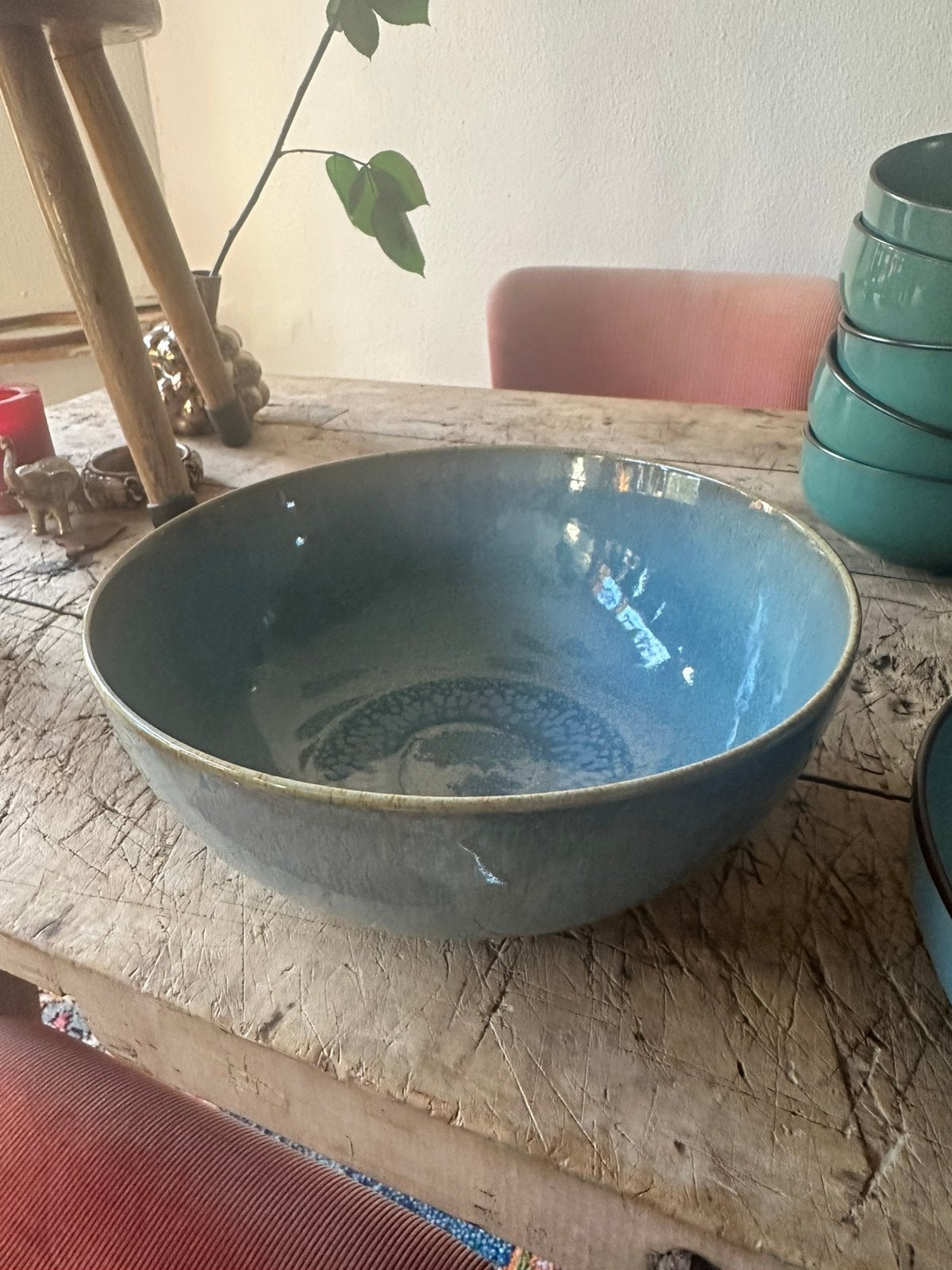 Hema servies blauw, Ophalen, Aardewerk, Overige stijlen, Schaal of Schalen
