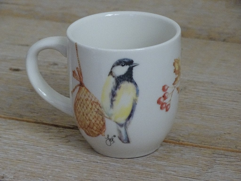 1x Mok, Jet (by Ter Steege), SEASONS, WINTER, z.g.a.n., Ophalen of Verzenden, Zo goed als nieuw, Overige stijlen, Kop(pen) en/of Schotel(s)