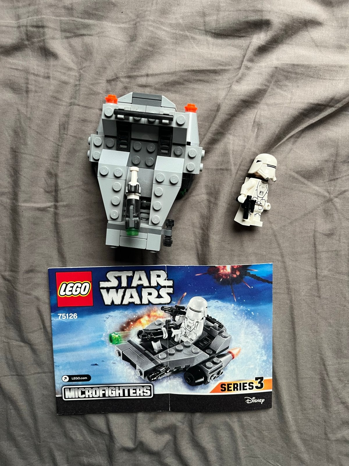 LEGO Star Wars 75126 First Order Snowspeeder Microfighter, Ophalen of Verzenden, Zo goed als nieuw, Overige merken