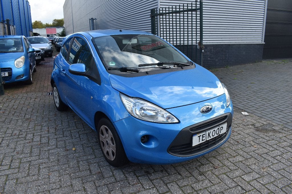 Ford Ka 1.2 51KW 2010 Blauw  NIEUWE APK, Voorwielaandrijving, 1242 cc, 4 cilinders, Origineel Nederlands