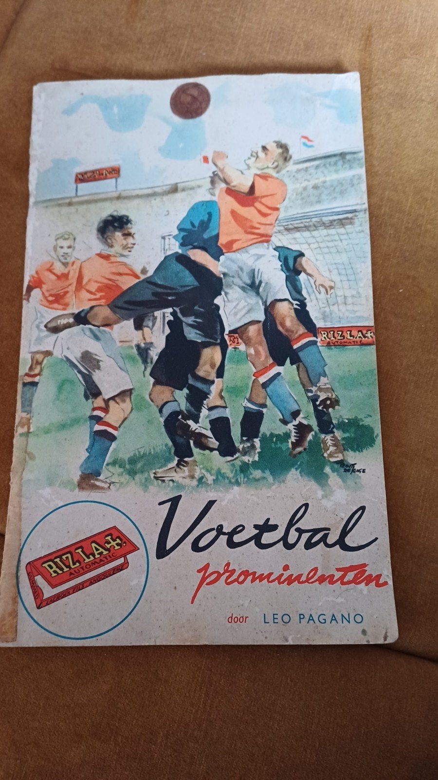 Voetbal Prominenten 1955 door Alex Pagano, Ophalen of Verzenden