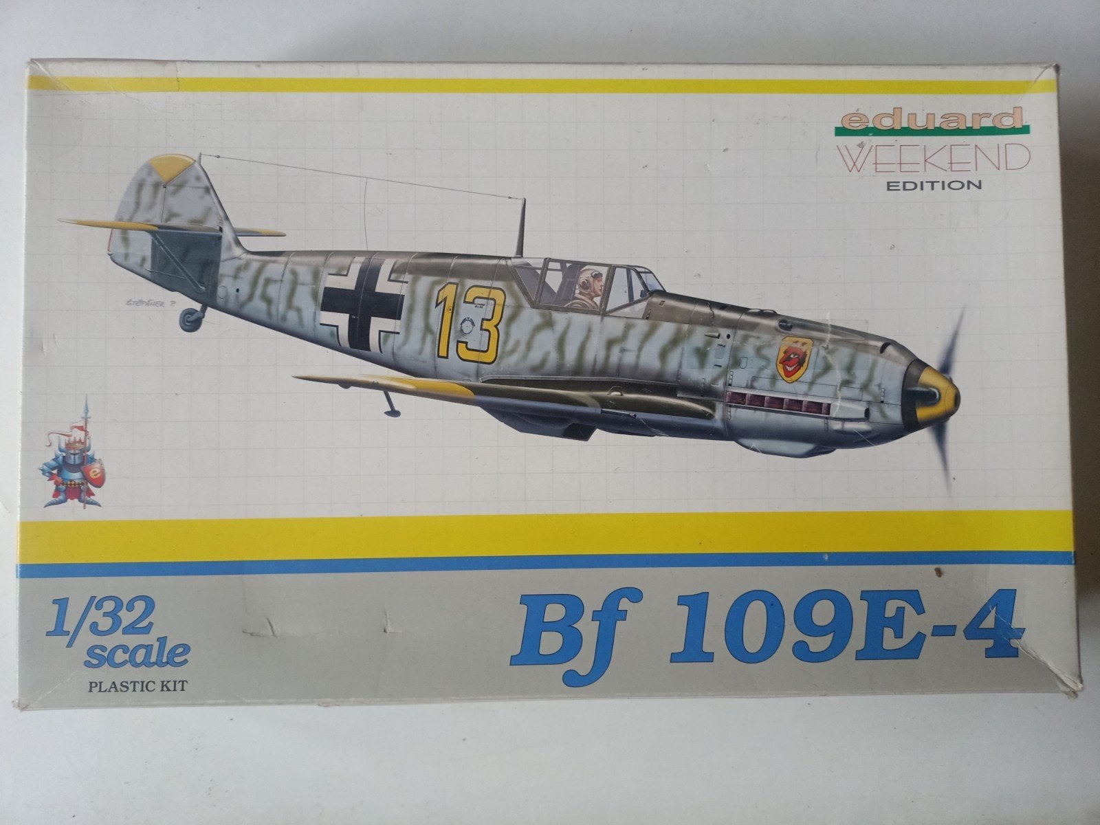 Eduard Weekend Edition 1/48 Bf 109E-4, Overige merken, Ophalen of Verzenden, Zo goed als nieuw, Groter dan 1:72