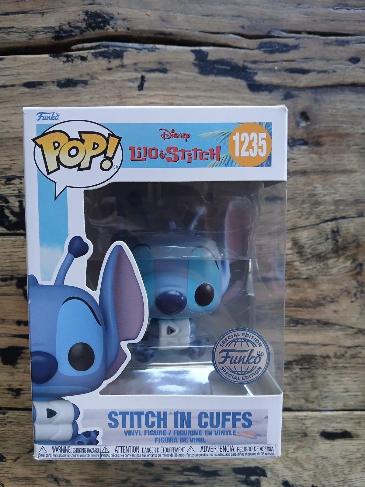 Funko Pop! Disney Lilo & Stitch - Stitch in Cuffs #1235, Ophalen, Nieuw