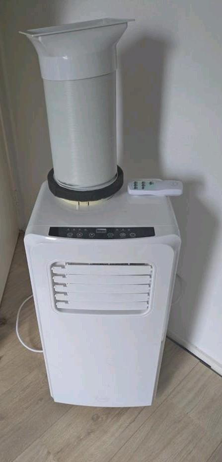 FUAVE Mobiele airco - Wit met slang en afstandbediening, Ophalen, Timer, Minder dan 60 m³, 3 snelheden of meer
