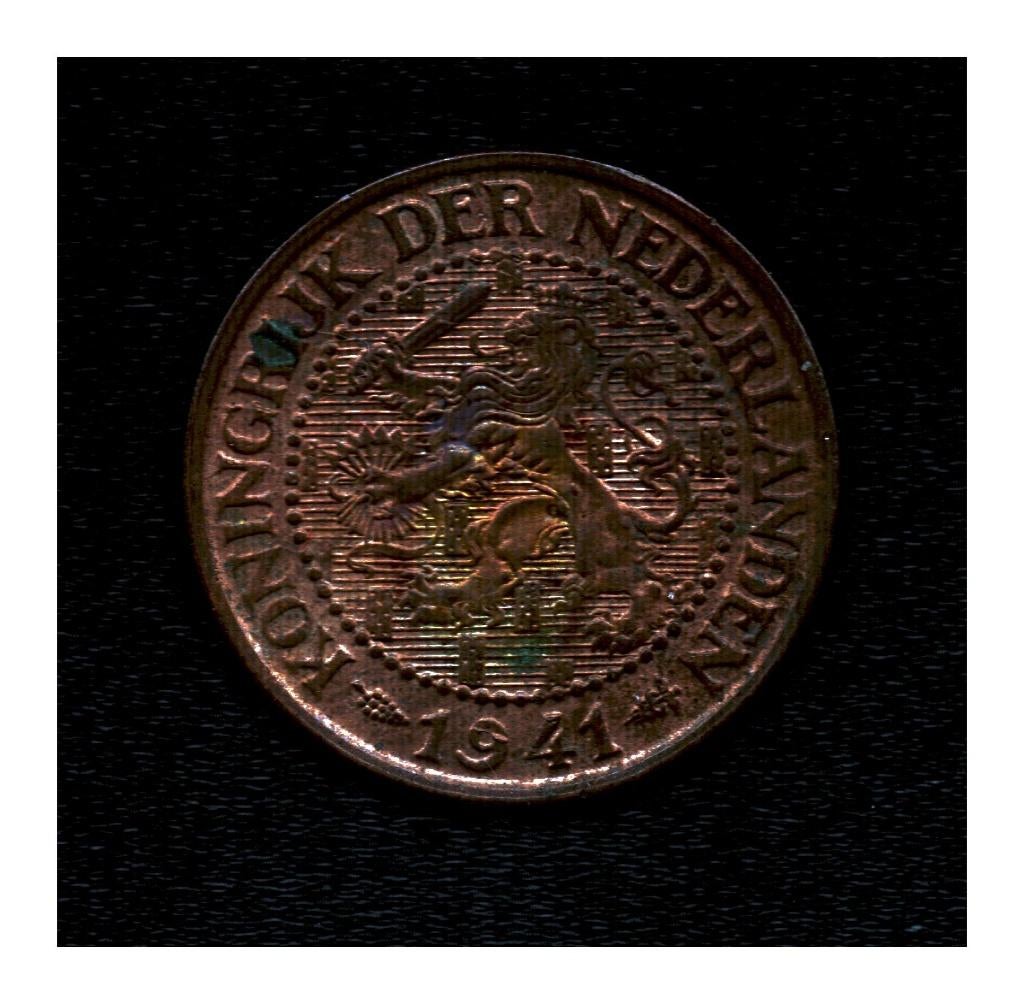 2,5 cent Nederland 1941 (M125), Ophalen of Verzenden, Koningin Wilhelmina, Overige waardes, Losse munt