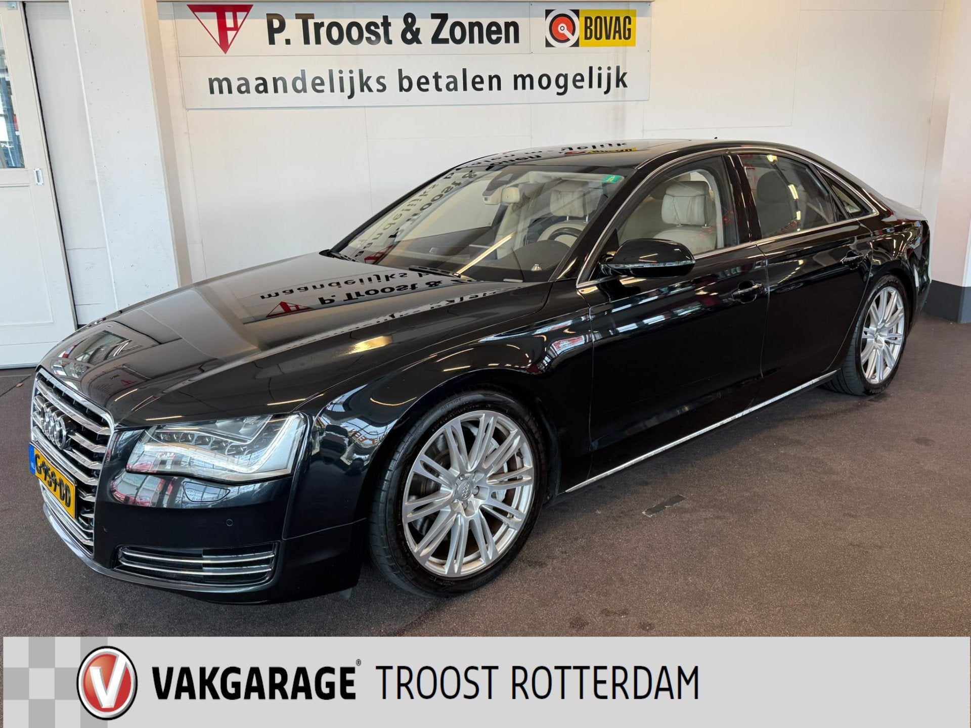 Audi A8 V8 4.2 FSI quattro | Luchtvering | Panoramadak | Nav, Auto's, Audi, Automaat, Euro 5, Gebruikt, Met garantie (alle)